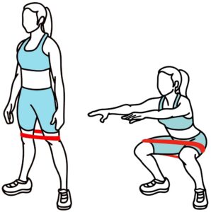 Squats - hip mobility exercise