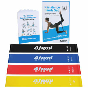 Mini resistance bands for ab workout