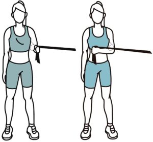 Internal Shoulder Rotation physio shoulder exercise
