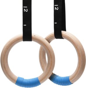 PACEARTH Wooden Gymnastics Rings