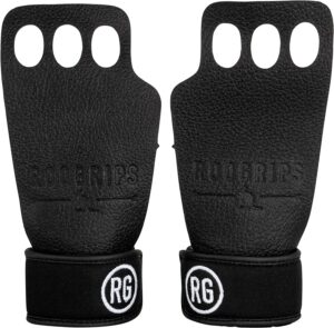 RooGrips 3-Finger Protective Leather Hand Grips