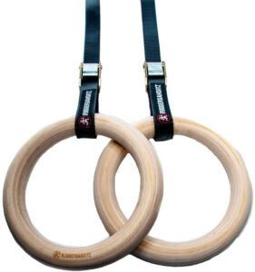 RubberBanditz Wooden Gymnastic Rings